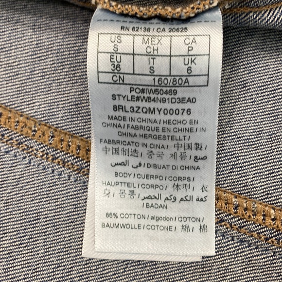 NWT Guess Bengal Biker 90’s Icon Jean Jacket (S) - Picture 5 of 15